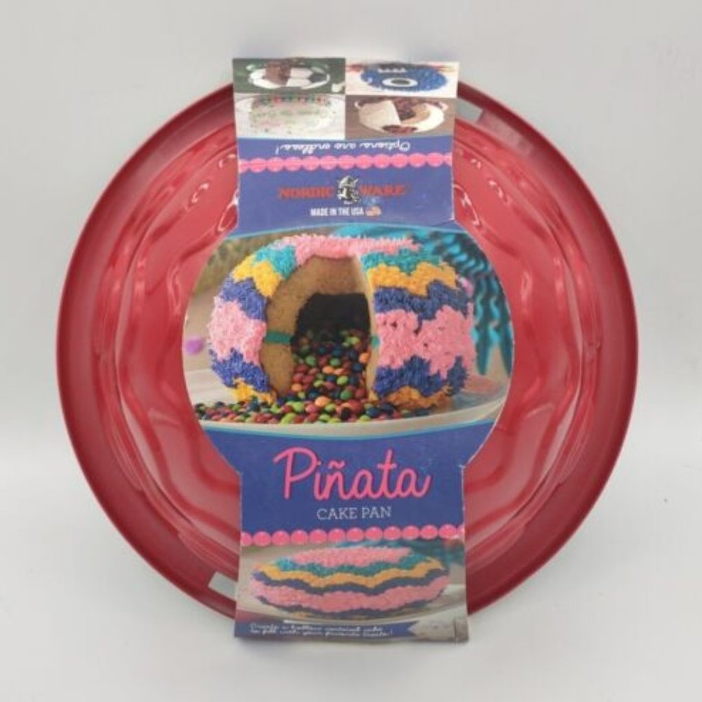 Nordic Ware Pinata Surprise Inner Filled Birthday Gender Reveal Cake Pan